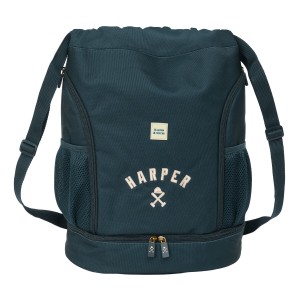 Rucksacktasche mit Bändern Harper & Neyer Marineblau 35 x 40 x 1 cm