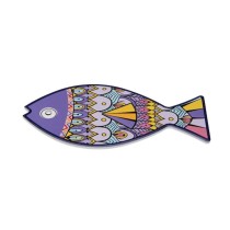 Untersetzer Versa Kork aus Keramik Fisch 14 x 0,7 x 20 cm