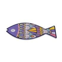 Untersetzer Versa Kork aus Keramik Fisch 14 x 0,7 x 20 cm