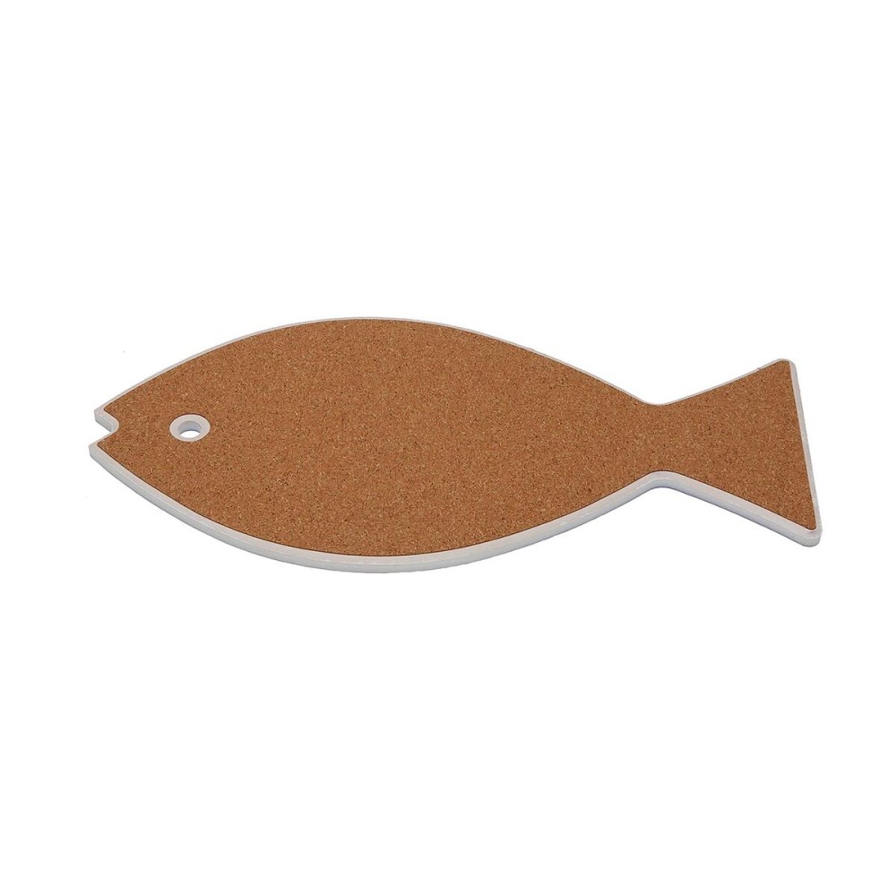 Untersetzer Versa Kork aus Keramik Fisch 14 x 0,7 x 20 cm
