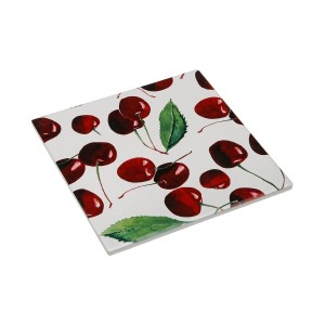 Untersetzer Versa Kork aus Keramik Kirschen 20 X 0,6 X 20 CM