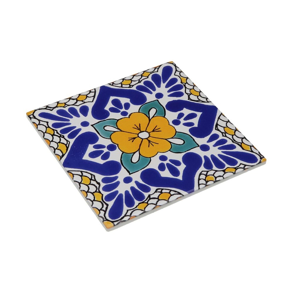Untersetzer Versa Blau Kork aus Keramik Kachel 20 X 0,6 X 20 CM