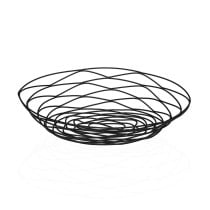 Obstschale Versa Schwarz Metall Stahl 23 X 7 X 31 CM
