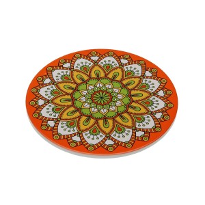 Untersetzer Versa Kork aus Keramik Mandala 20 X 0,6 X 20 CM