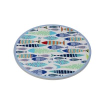 Untersetzer Versa Kork aus Keramik Fische 20 X 0,6 X 20 CM