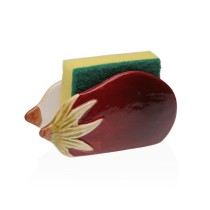 Serviettenring Versa aus Keramik 8,5 X 15,8 X 5,9 CM Aubergine