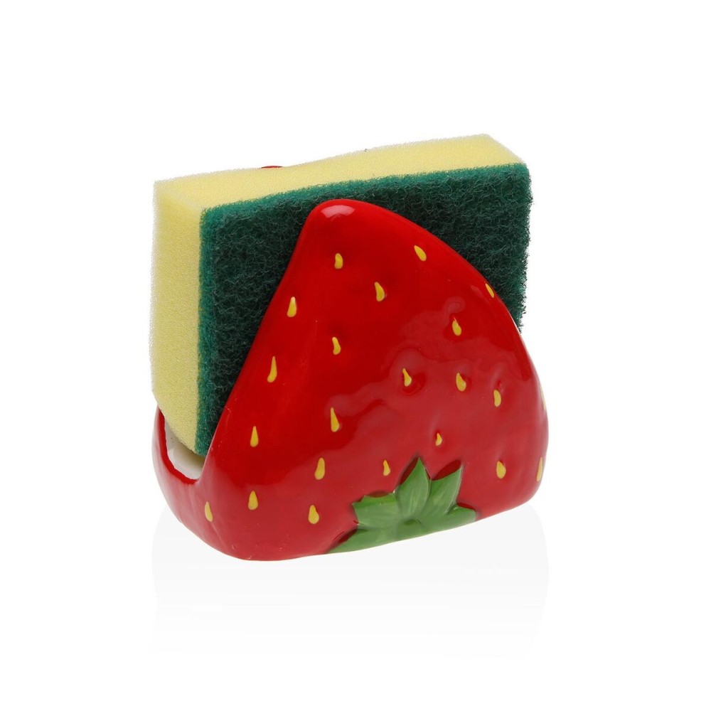 Napkin holder Versa Ceramic 9,5 X 10,1 X 7,4 CM Strawberry