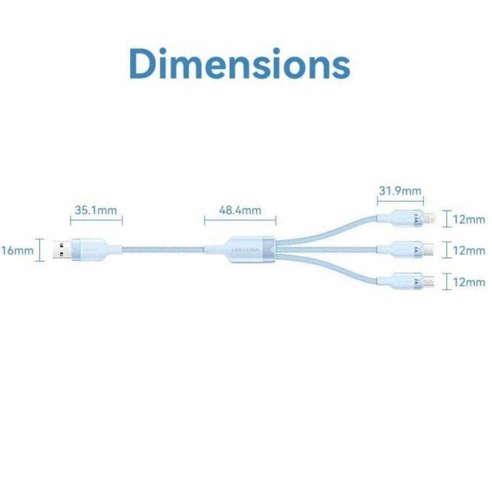USB to Lightning Cable Vention CTRPG