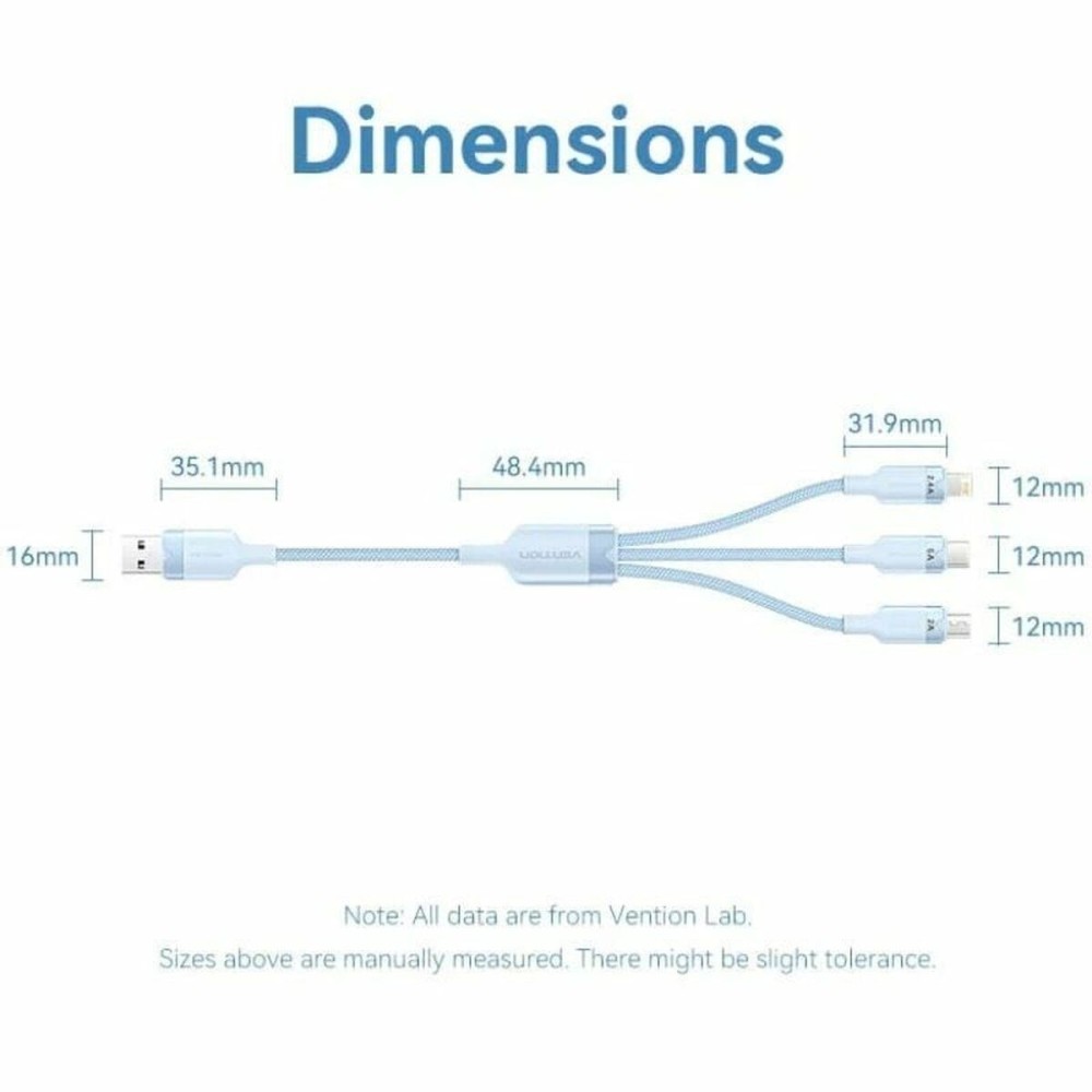 USB to Lightning Cable Vention CTRLG
