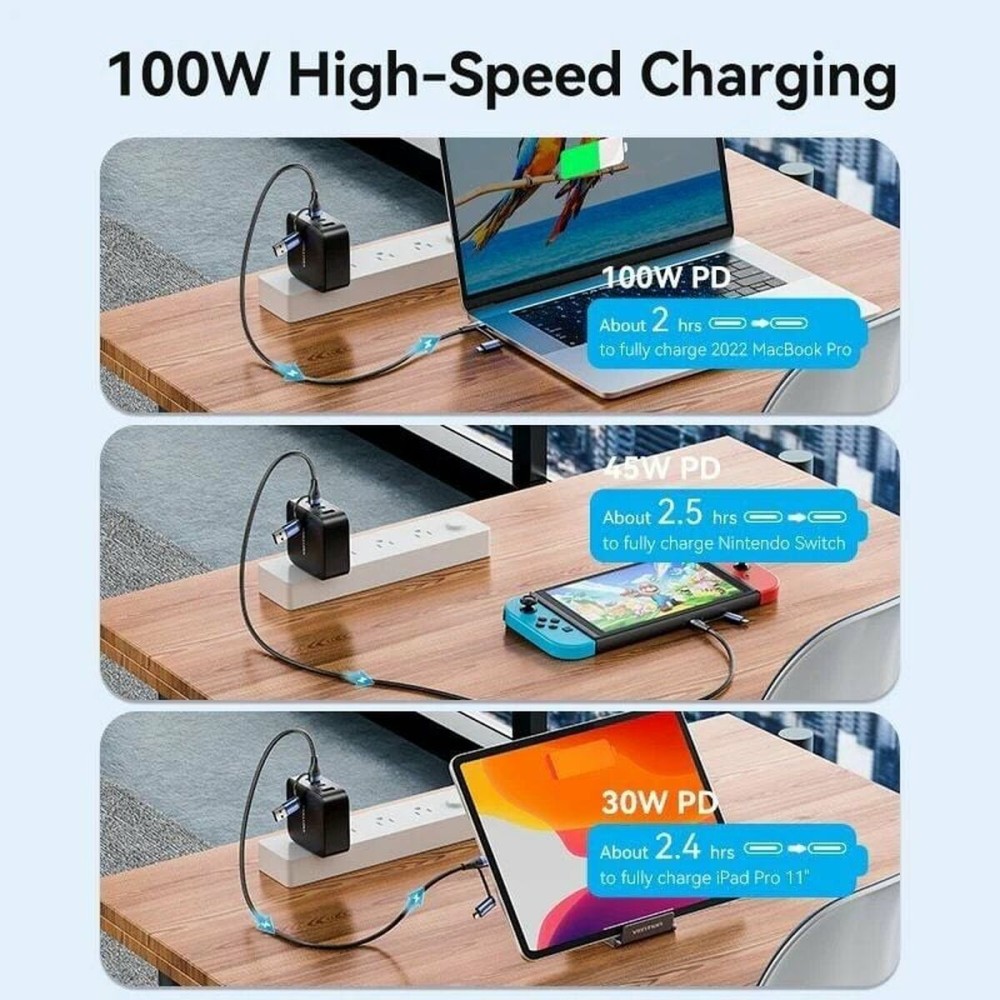 USB-C Cable Vention CTLLF 1 m