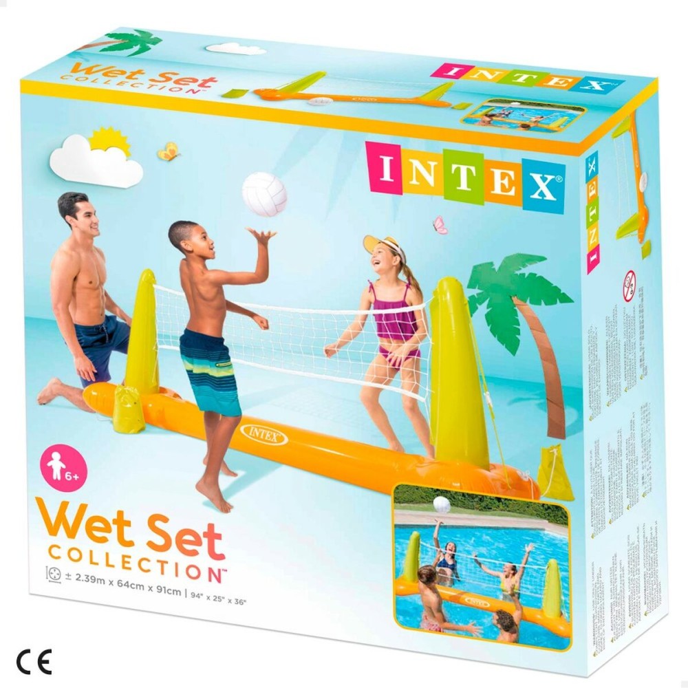 Inflatable Volleyball Net Intex (239 x 64 x 91 cm)