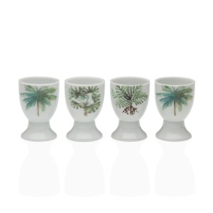 Set of bowls Versa Porcelain 4,5 x 6,5 x 4,5 cm 4 Pieces