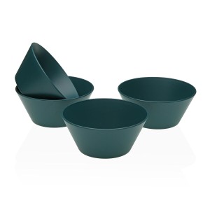 Pot for Kitchen Utensils Versa Polyethylene RPET 6,4 cm 4 Pieces