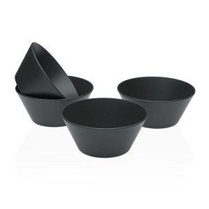 Pot for Kitchen Utensils Versa Polyethylene RPET 6,4 cm 4 Pieces
