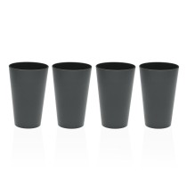 Pot for Kitchen Utensils Versa Polyethylene RPET 13,8 cm 4 Pieces