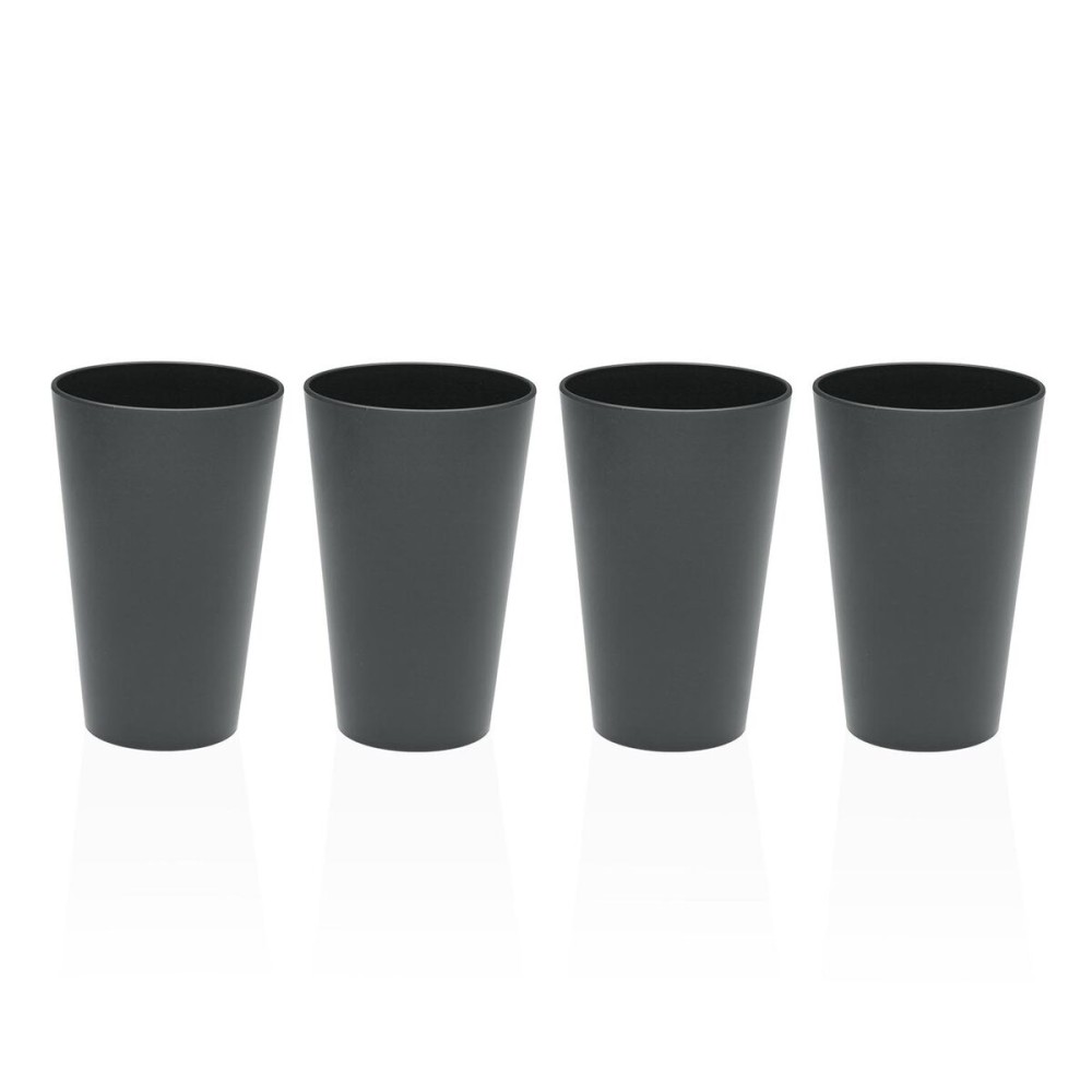 Pot for Kitchen Utensils Versa Polyethylene RPET 13,8 cm 4 Pieces