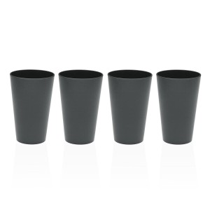 Pot for Kitchen Utensils Versa Polyethylene RPET 13,8 cm 4 Pieces