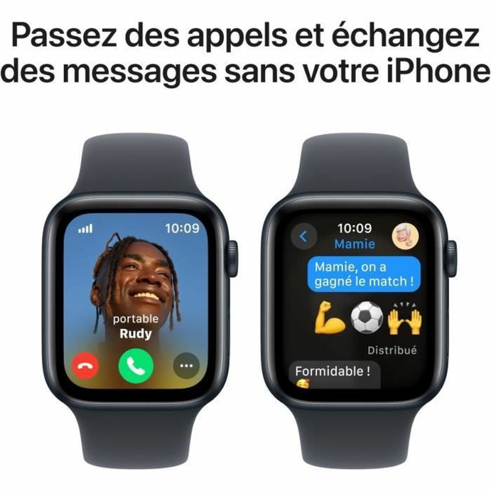 Montre intelligente Apple Noir Ø 44 mm