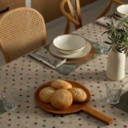 Stain-proof tablecloth Belum 0119-19 Beige Multicolour 180 x 200 cm Spots XL