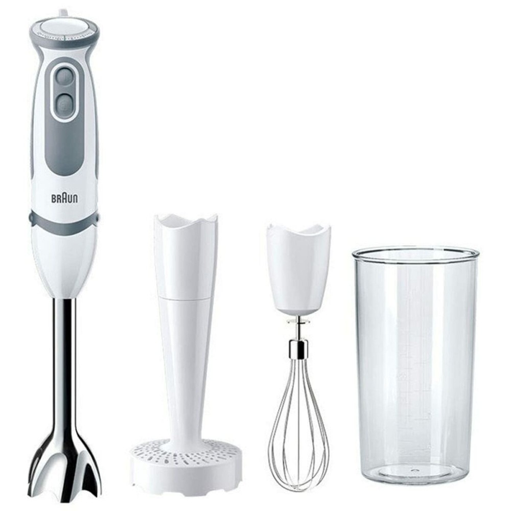 Hand-held Blender Braun White White/Grey 1000 W