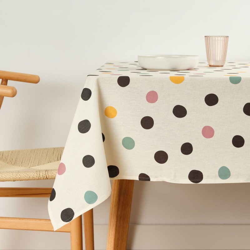 Stain-proof tablecloth Belum CUZCO White Multicolour 180 x 200 cm Spots XL