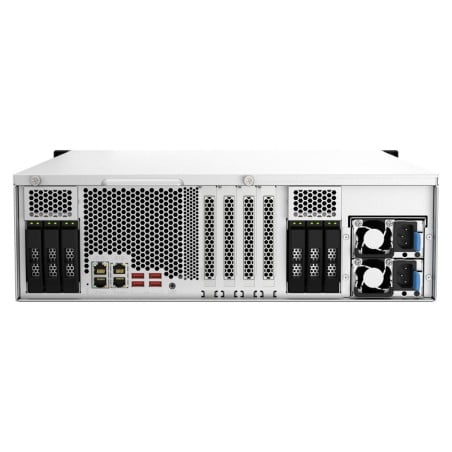 Stockage réseau Qnap TS-h2287XU-RP Intel Xeon E-2336 Noir/Blanc