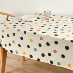 Stain-proof tablecloth Belum CUZCO White Multicolour 100 x 300 cm Spots