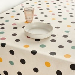 Stain-proof tablecloth Belum CUZCO White Multicolour 100 x 250 cm Spots