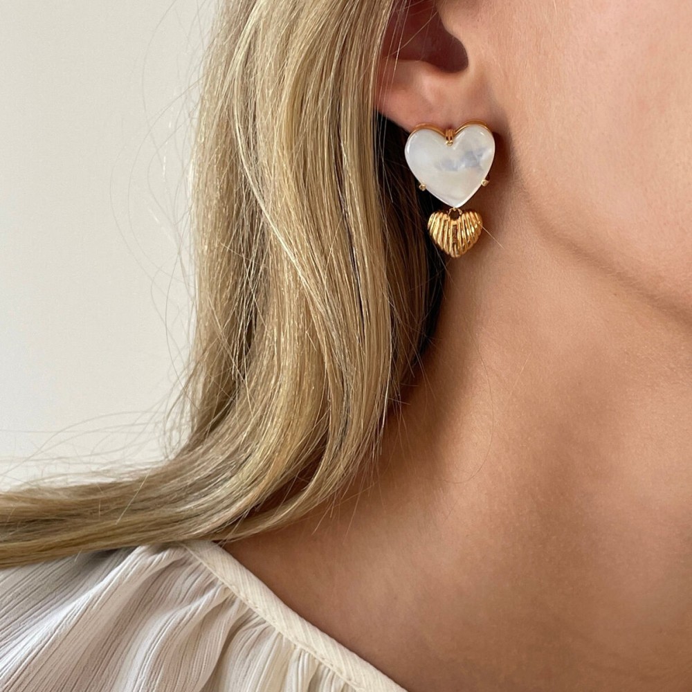 Ladies' Earrings 24KAE 42490Y Golden