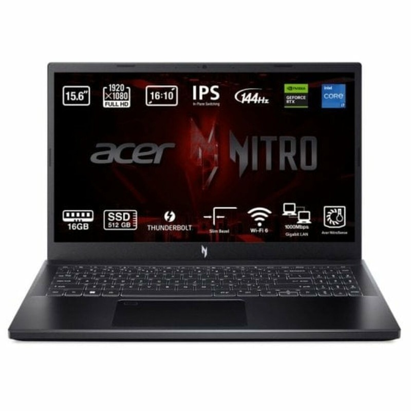 Laptop Acer Nitro V 15 ANV15-51-74ET 15,6" Intel Core i7-13620H 16 GB RAM 512 GB SSD Nvidia Geforce RTX 4050