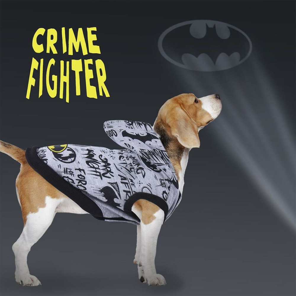 Hundepulli Batman M Grau