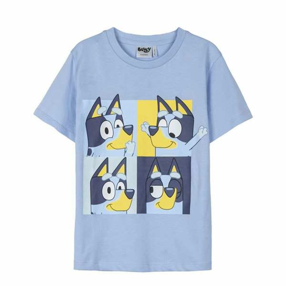 Kurzarm-T-Shirt für Kinder Bluey Hellblau 4 Jahre