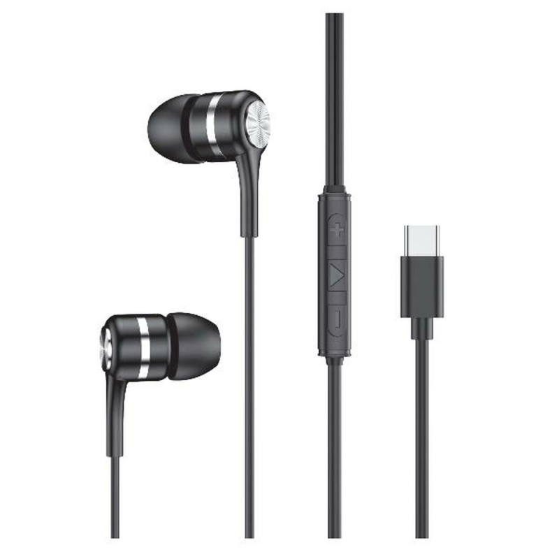 Kopfhörer mit Mikrofon Celly EARPHONETYPECSP