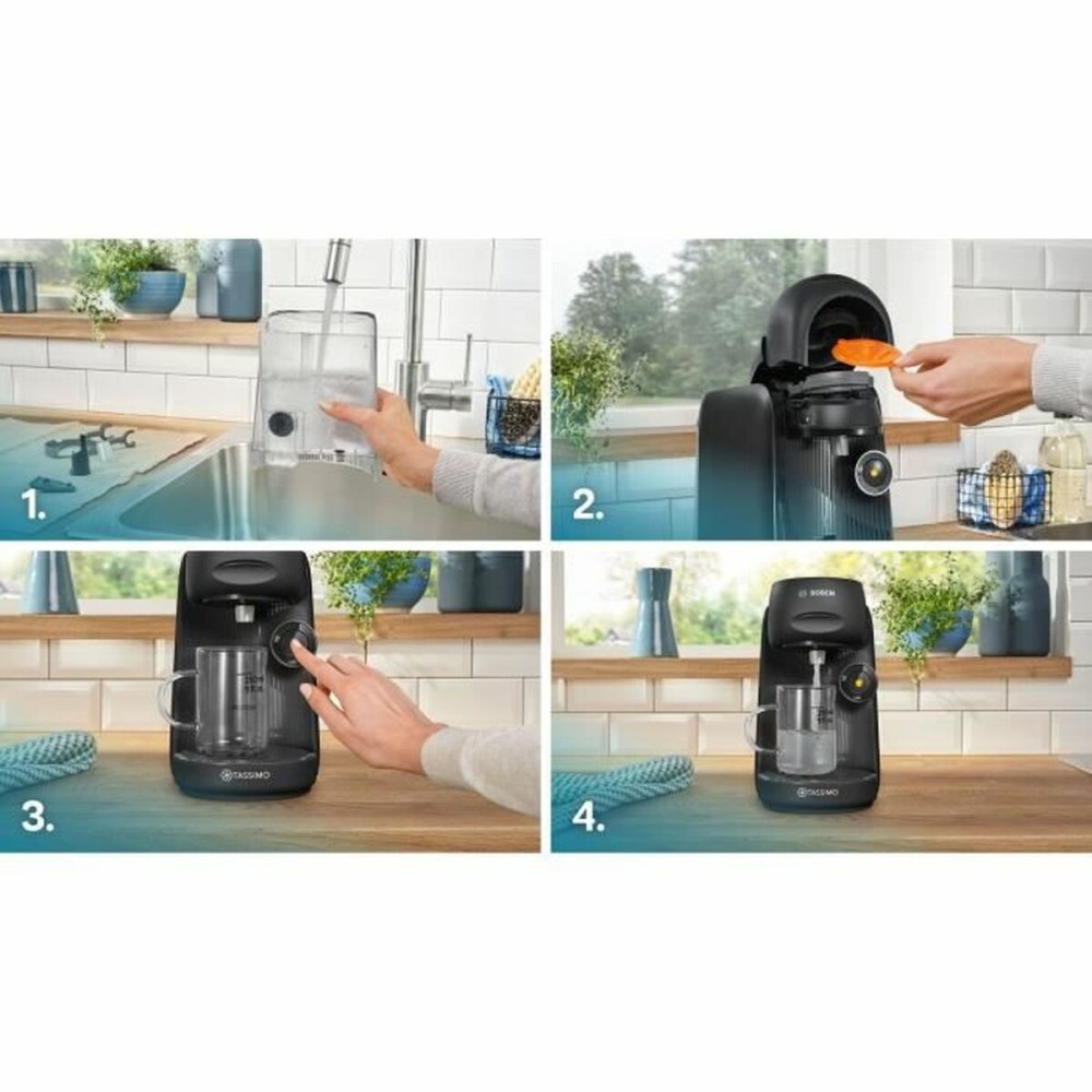 Capsule Coffee Machine BOSCH TAS162E Black 1400 W 700 ml