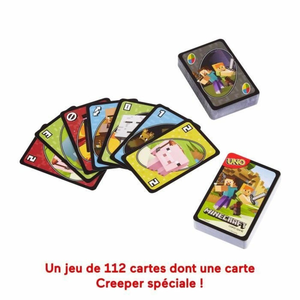 Board game Mattel Uno Minecraft