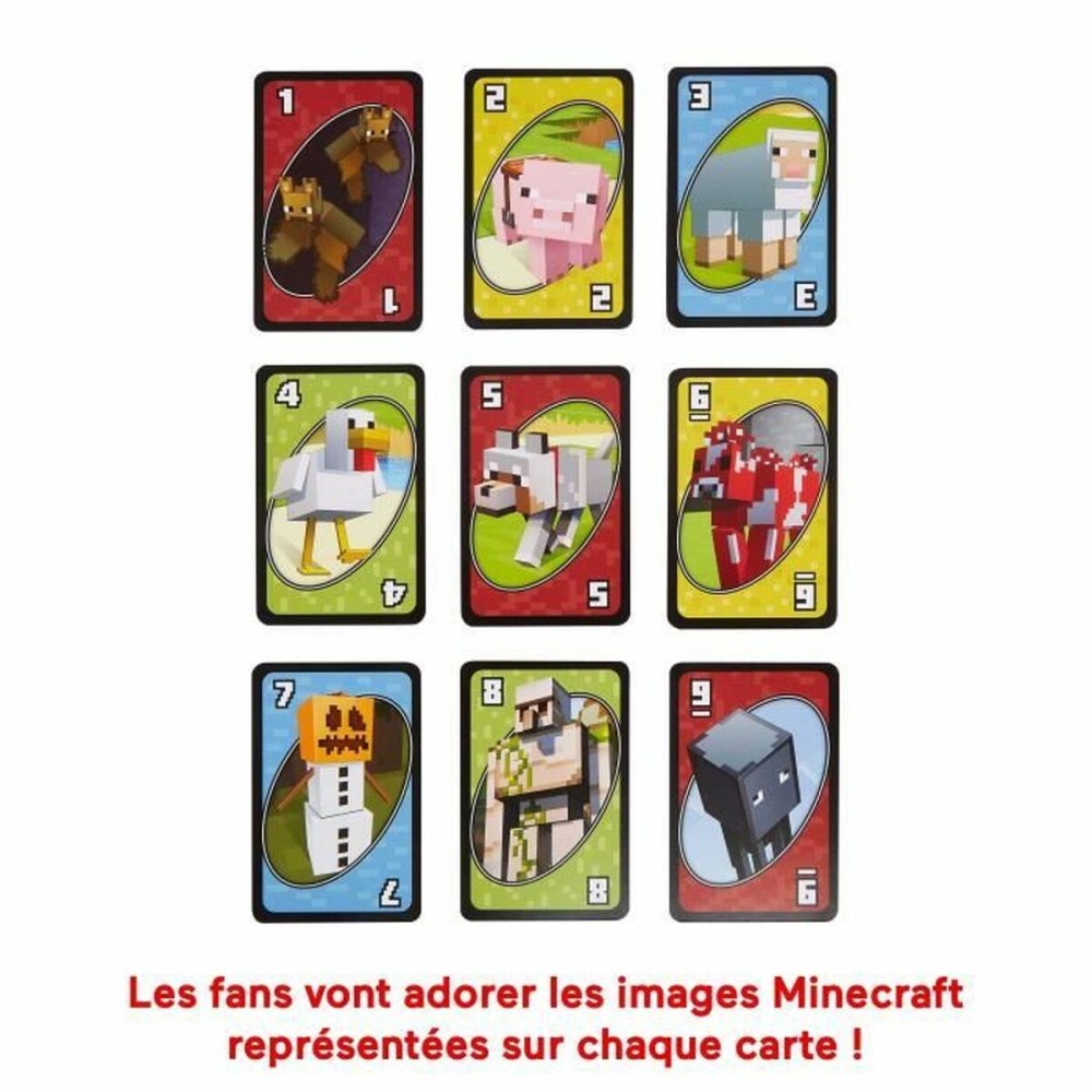 Board game Mattel Uno Minecraft