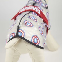 Imperméable pour Chien The Avengers Rouge Transparent M
