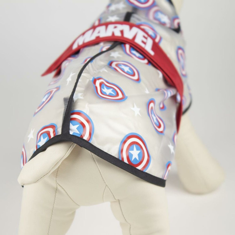 Imperméable pour Chien The Avengers Rouge Transparent M