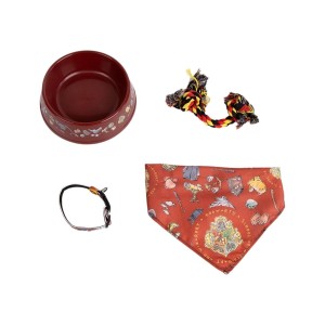 Coffret cadeau Harry Potter Rouge foncé 21,0 x 21,0 x 8,8 cm Chien 4 Pièces