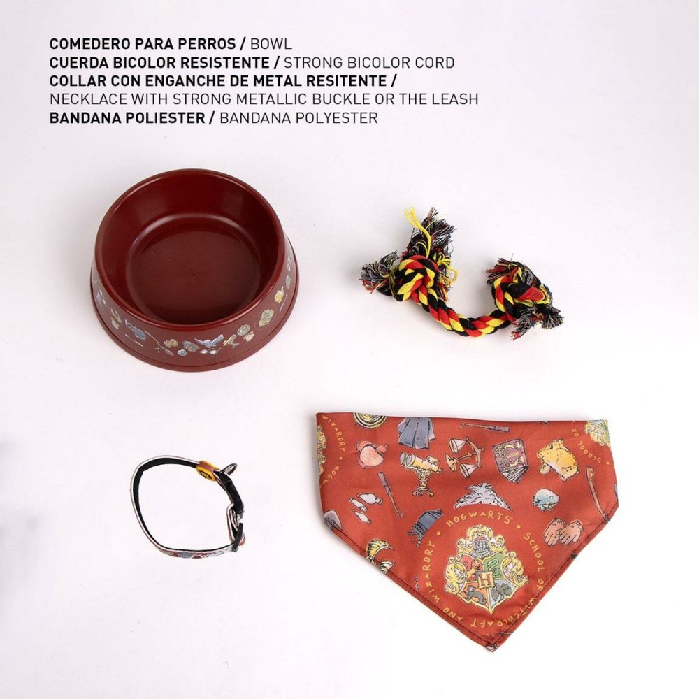 Coffret cadeau Harry Potter Rouge foncé 21,0 x 21,0 x 8,8 cm Chien 4 Pièces