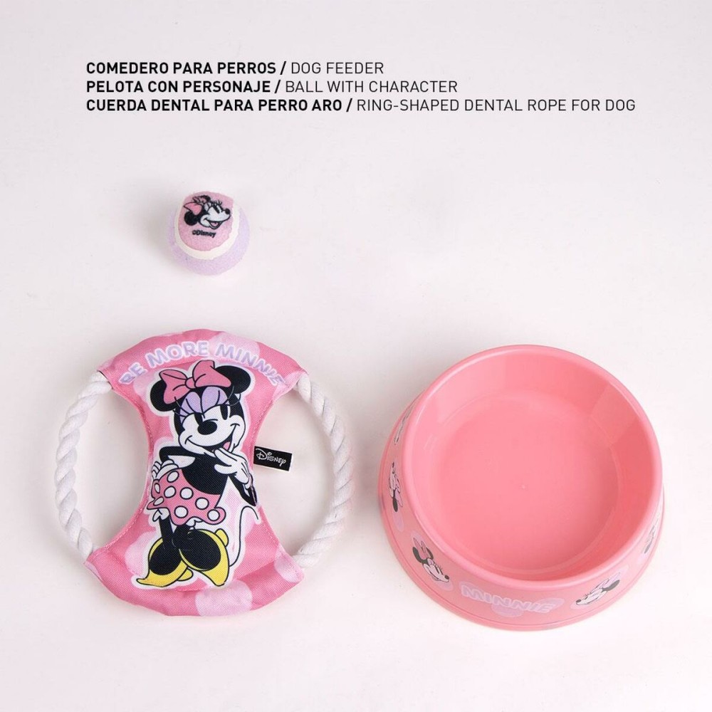 Geschenkset Minnie Mouse Rosa 21,0 x 21,0 x 8,8 cm Hund