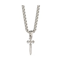 Men's Necklace Guess JUMN04024JWSTT-U Cross