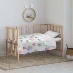 Housse de couette pour berceau Peppa Pig Time bed 100 x 120 cm