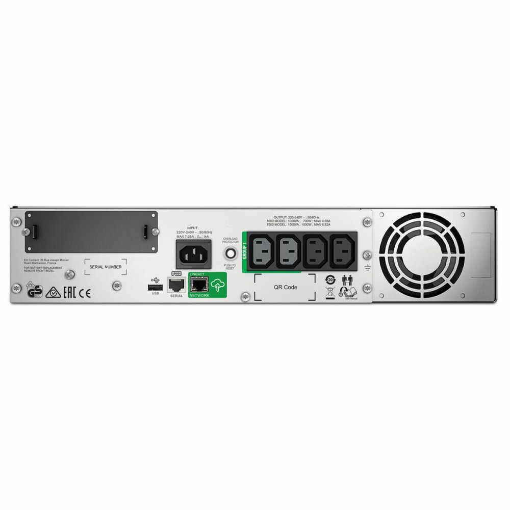 Uninterruptible Power Supply System Interactive UPS APC SMT1000RMI2UC 