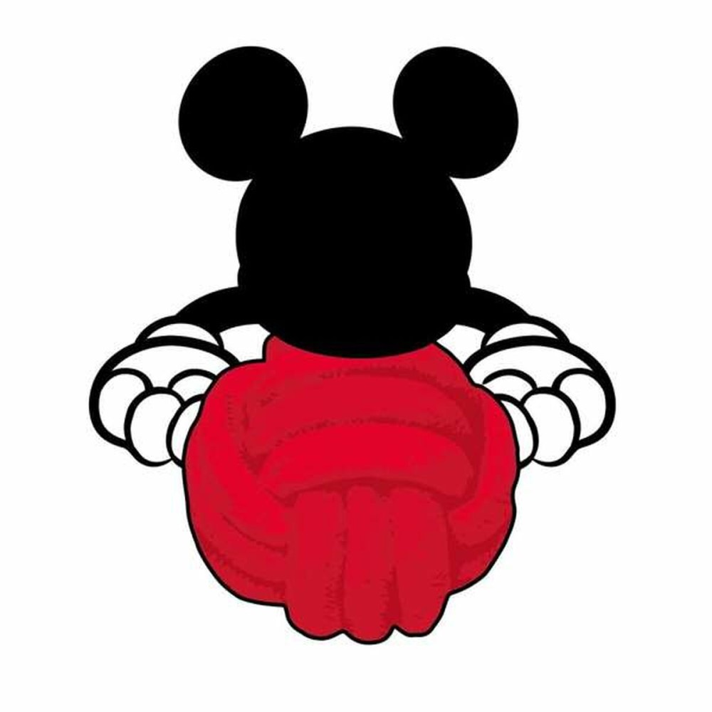 Dog toy Mickey Mouse Red 10,5 x 14,5 x 6 cm