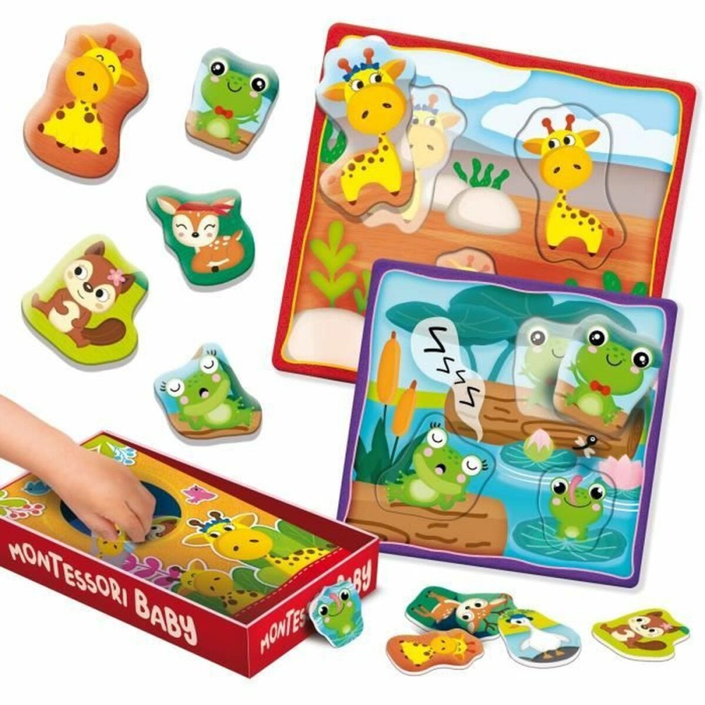 Educational Game Lisciani Giochi Play Family Multicolour (18 Pieces)