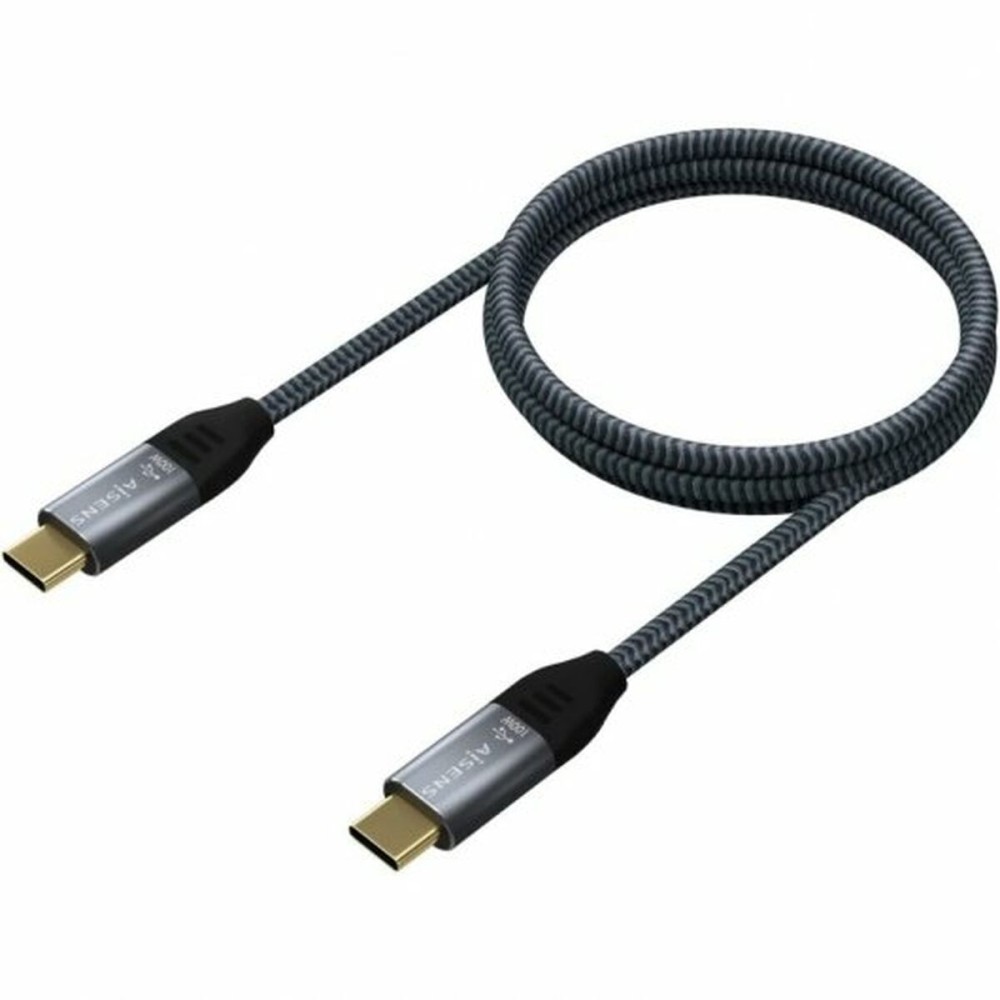 USB-C Cable Aisens A107-0670 Grey (1 Unit)