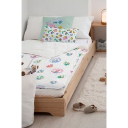 Bettbezug Peppa Pig Time Bed Bunt