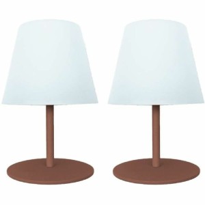 Tischlampe Lumisky Dunkelbraun