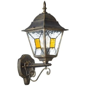 Windlicht Garten Brilliant Janel Schwarz 60 W E27